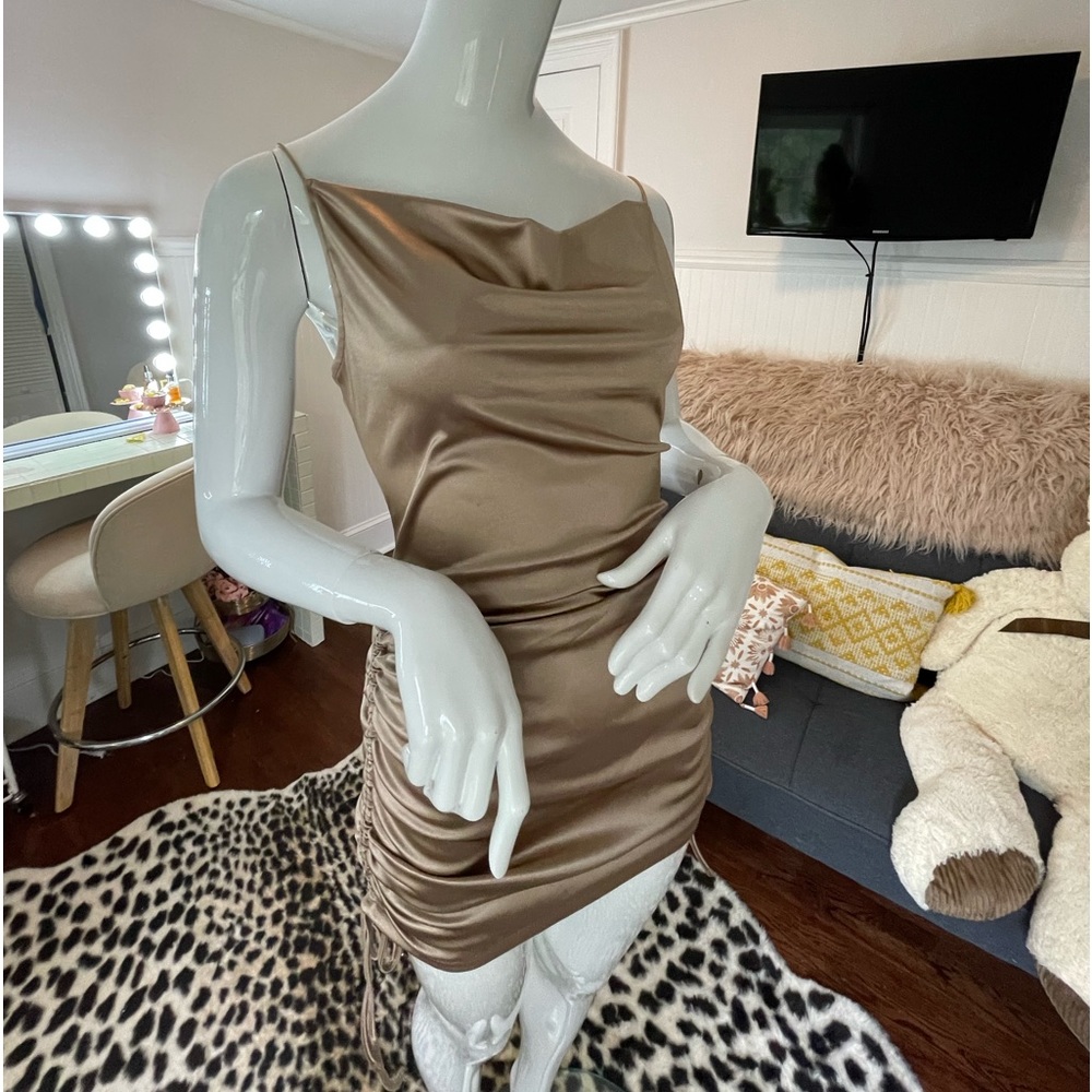 H&M Champagne Bodycon Dress